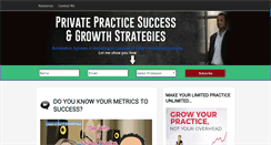 Desktop Screenshot of privatepracticebusinessacademy.com